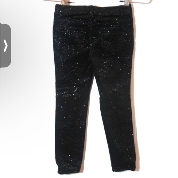 EUC- Girls Black and Sparkle pants. Cat and Jack size 6x - Picture 2 of 3